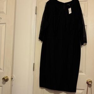 💥💥💥Brand New with tags Lane Bryant Black Lace Long Sleeve Dress